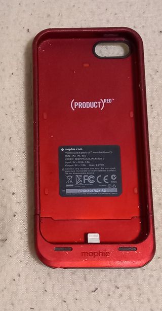 IPHONE 5 con custodia e batteria esterna