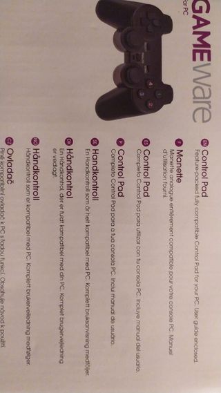 Mando GAMEware GGP2 con cable para PC