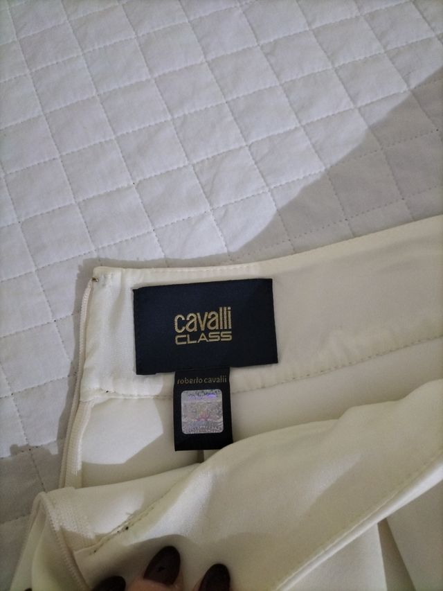 gonna nuova cavalli class bianca