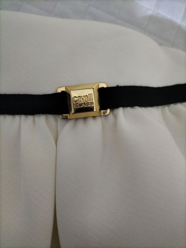 gonna nuova cavalli class bianca