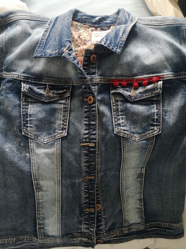 Chaqueta/cazadora vaquera customizada