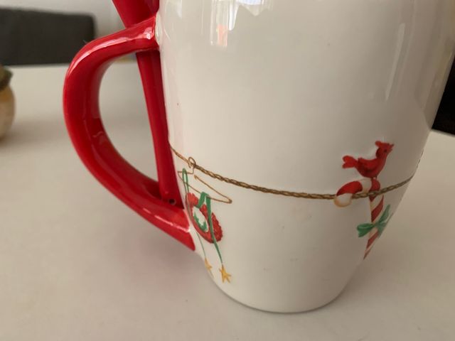 Tazza con cucchiaio natalizia