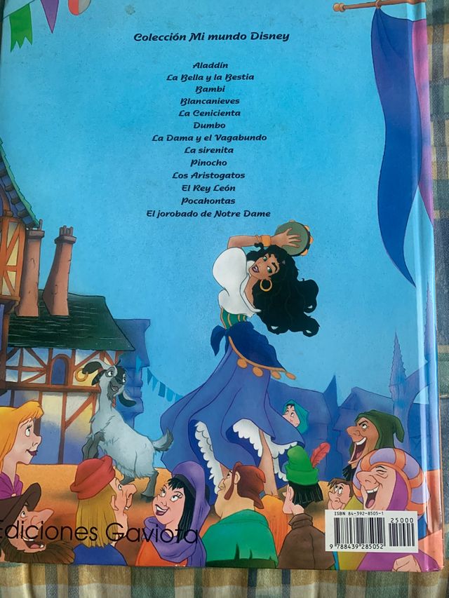Libro de Disney El Jorobado de Notre Dame