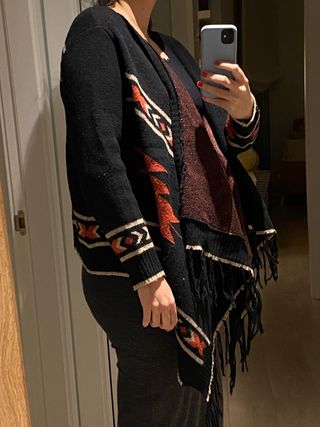 Chaqueta étnica de lana