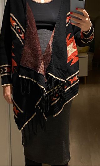 Chaqueta étnica de lana