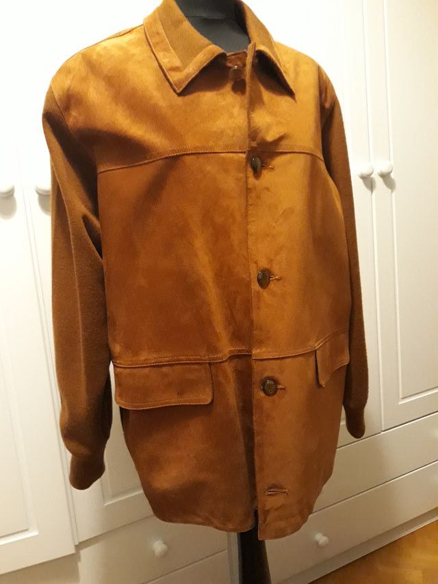 CHAQUETE CABALLERO  PIEL  -  LANA