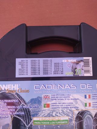 Cadenas de nieve
