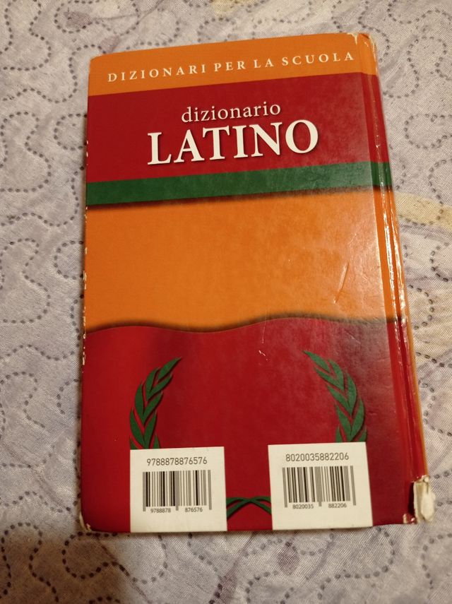 Dizionario LATINO   casa editrice Avallardi