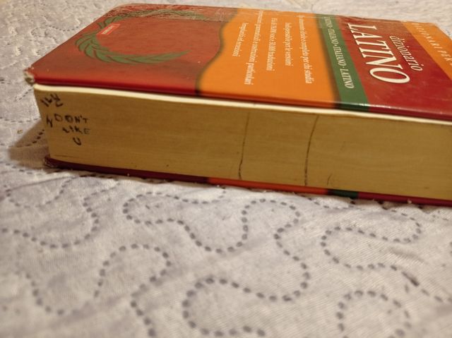 Dizionario LATINO   casa editrice Avallardi