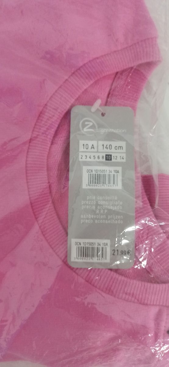 Felpa da ragazza Lisa Rose taglia 10 A 140cm Nuovo