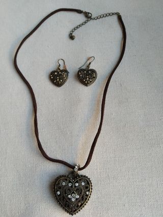 Conjunto bronce viejo 