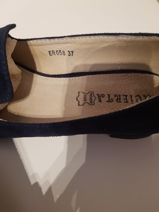 Zapato de ante 