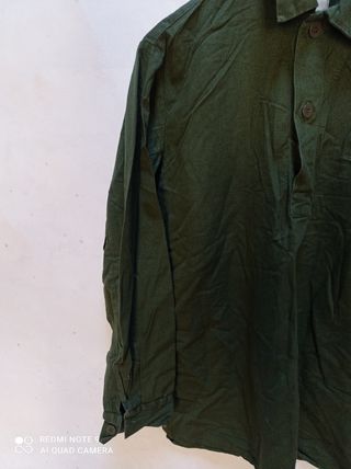 camisa granddad ejército militar talla M