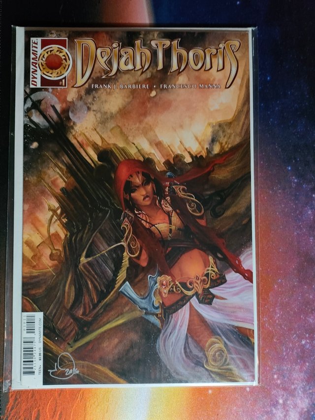 DEJAH THORIS #1 DYNAMITE EXCLUSIVE FIRMADO