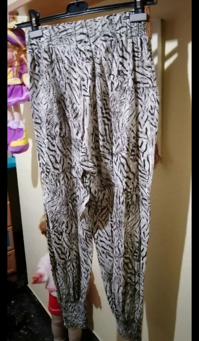 pantalon hippie etnico animal print