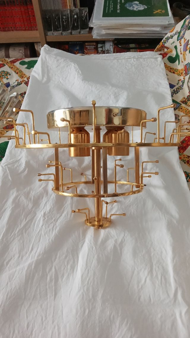 Lámpara de techo de CRISTAL de MURANO auténtico