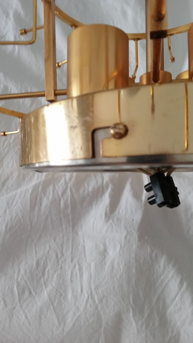 Lámpara de techo de CRISTAL de MURANO auténtico