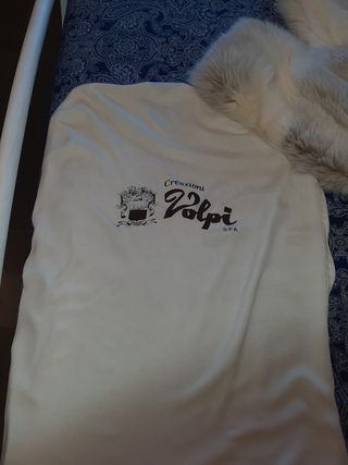 Pelliccia di volpe bianca