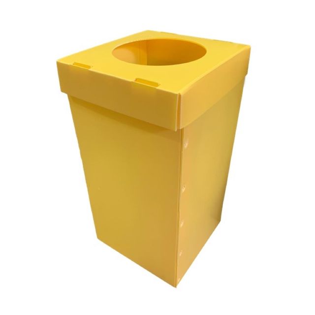 Contenedor papelera reciclaje 80 L pp