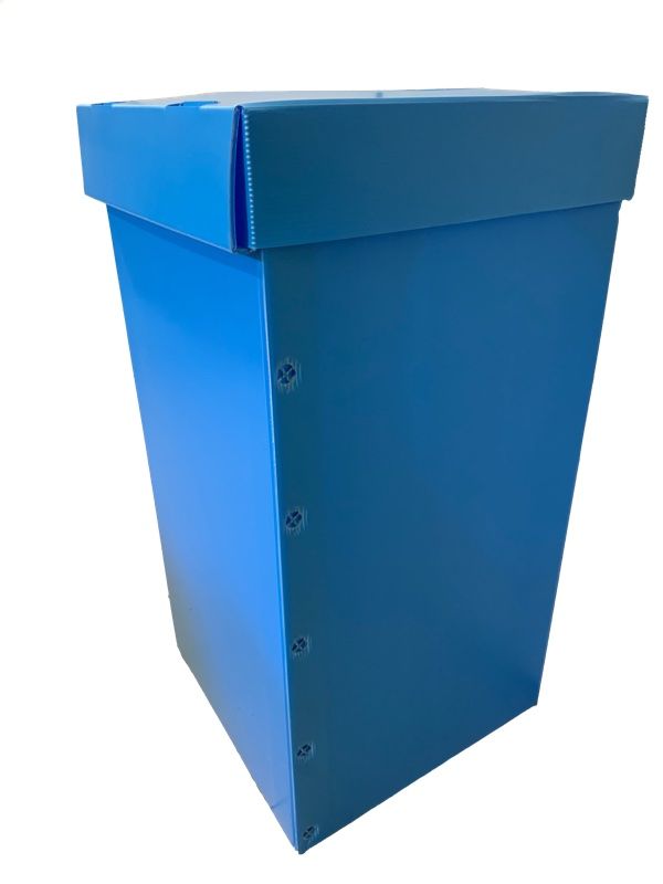 Contenedor papelera reciclaje 80 L pp