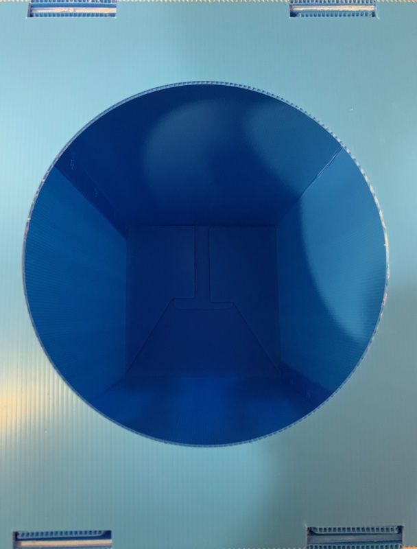 Contenedor papelera reciclaje 80 L pp