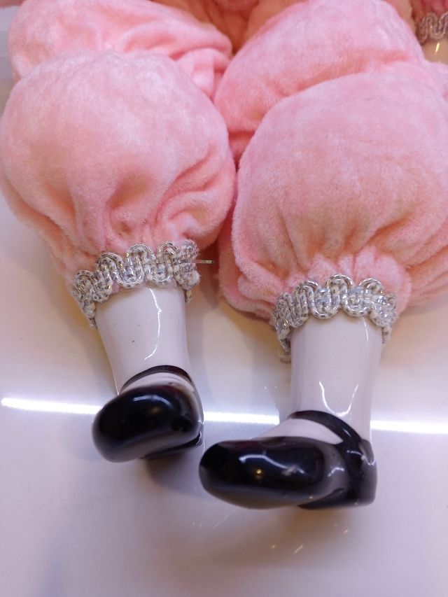 2 muñecas grandes porcelana