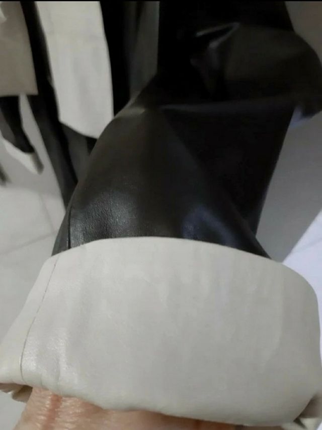 Nuovo cappotto in vera pelle