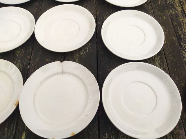 FABRICA DE LOZA LA ASTURIANA. 12 PLATOS LLANOS PEQ