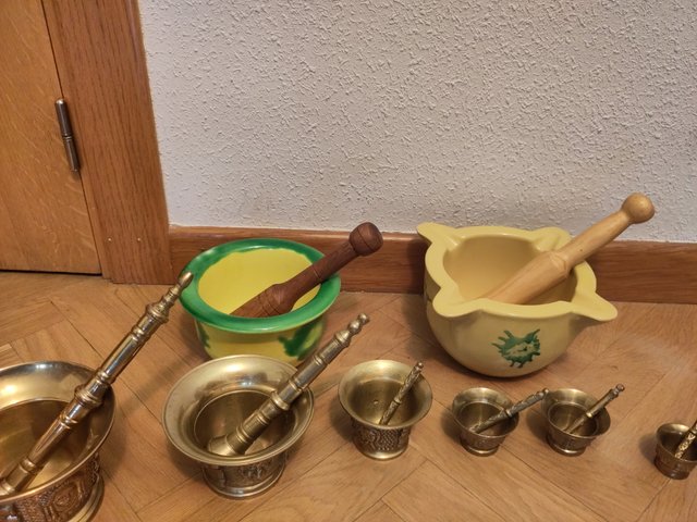 Almireces y morteros (leer descripción)