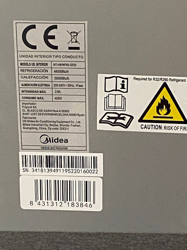 Equipo climatización