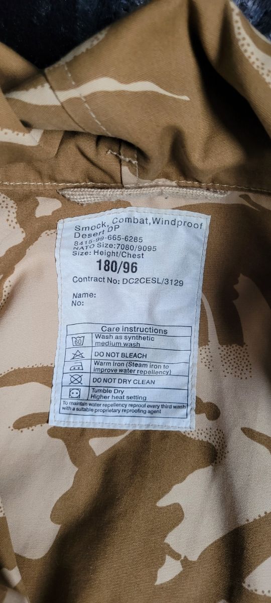 Camisas ejército britanico 