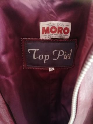 chaqueta piel moro