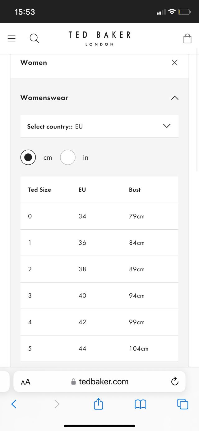 Chaqueta plumas corto de Ted Baker Talla 3
