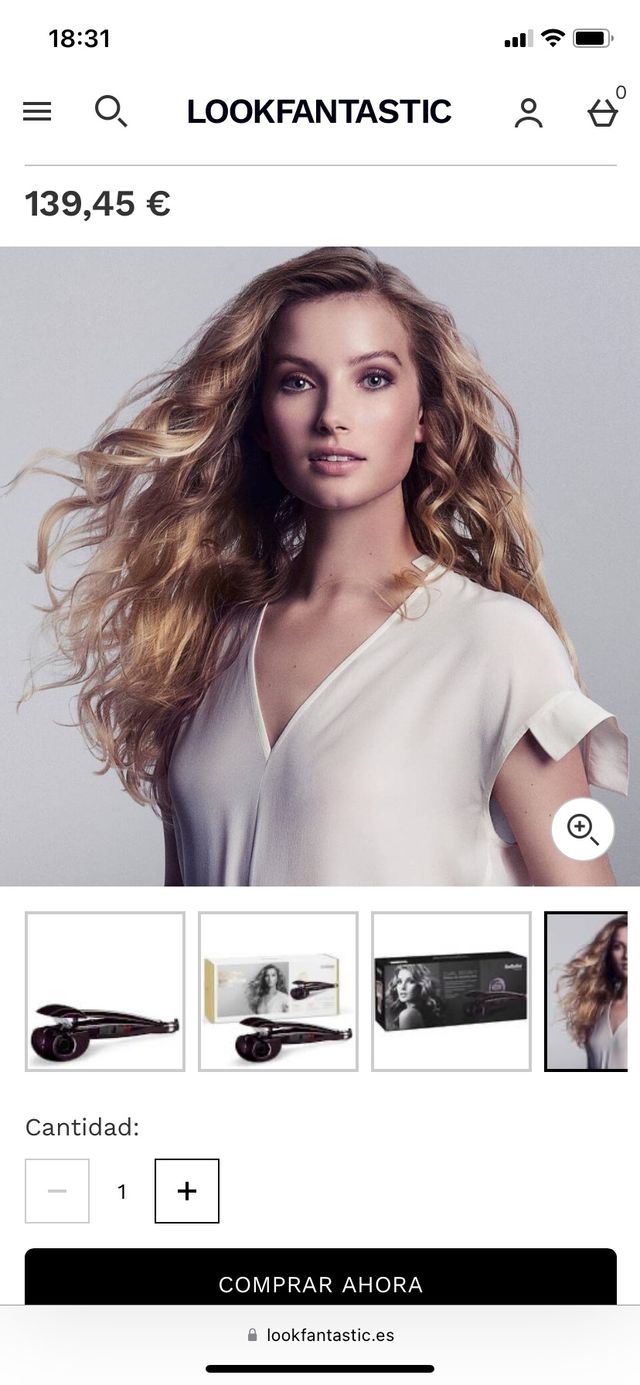 Rizador de pelo BaByliss Curl Secret