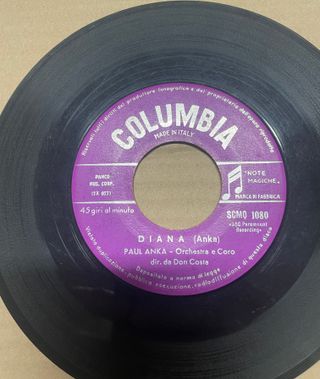 Vinile 45 - Paul Anka - Diana