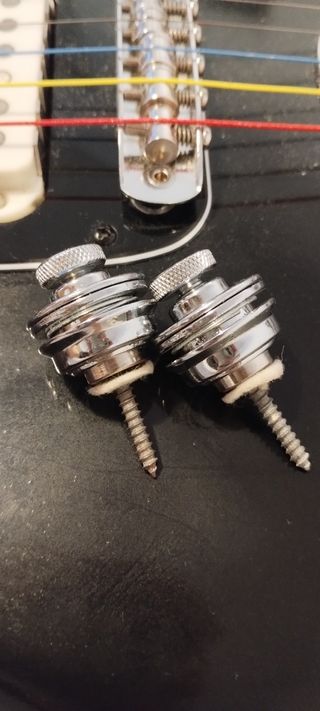 Straplocks metálicos cromados