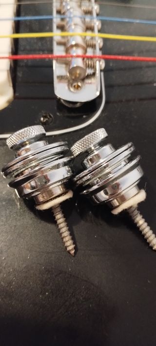 Straplocks metálicos cromados
