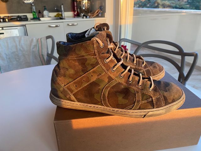 Sneakers alte Playhat uomo camou