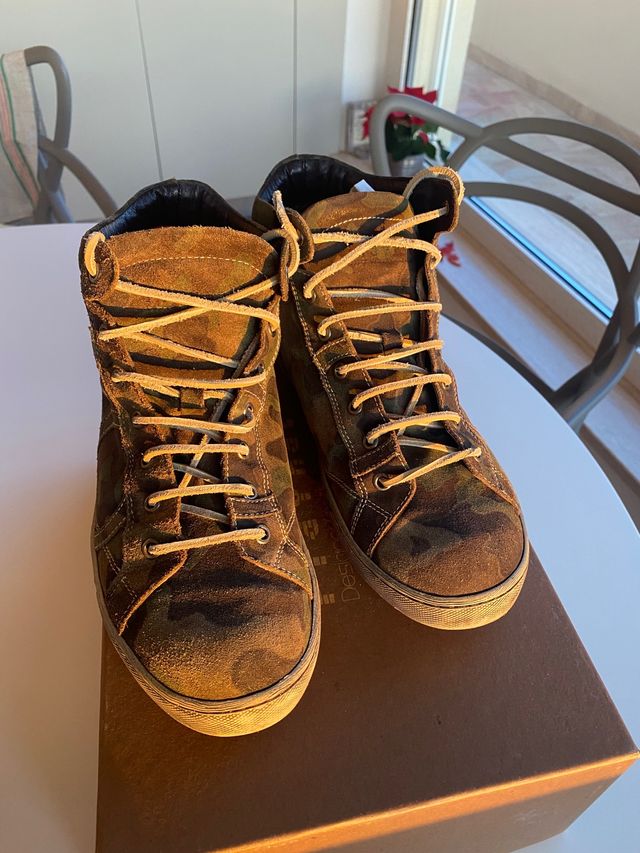 Sneakers alte Playhat uomo camou