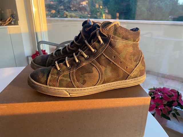 Sneakers alte Playhat uomo camou