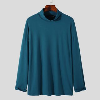 Camiseta de cuello alto para hombre
