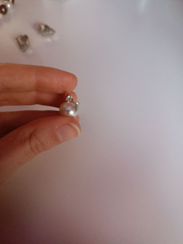 Pendientes perla
