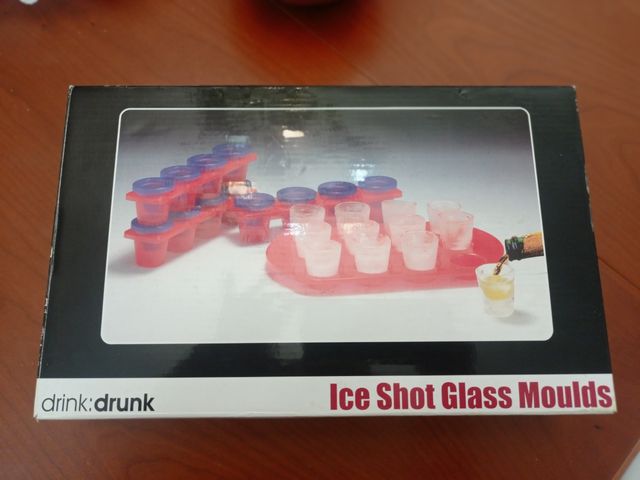 Bandeja de chupitos de hielo