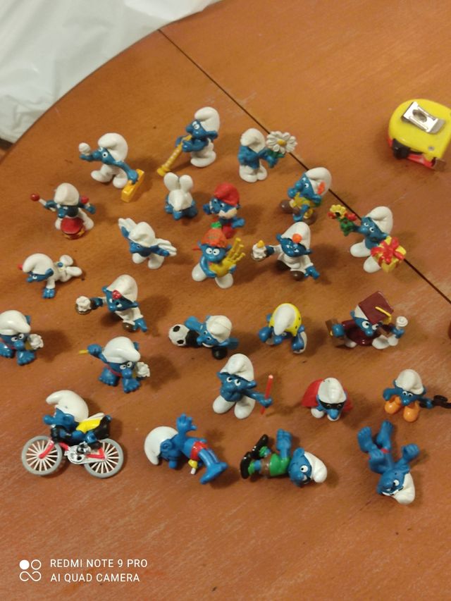 muñequitos delos pitufos