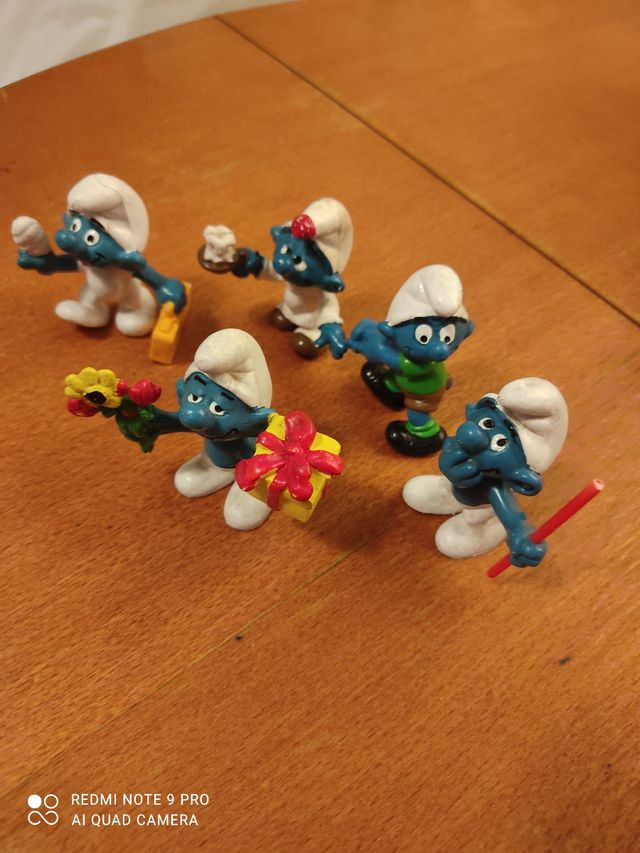 muñequitos delos pitufos