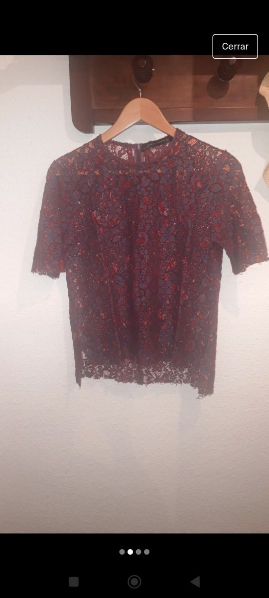 Blusa encaje