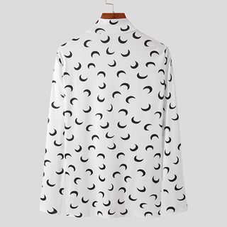 camiseta interior con estampado de cuello alto