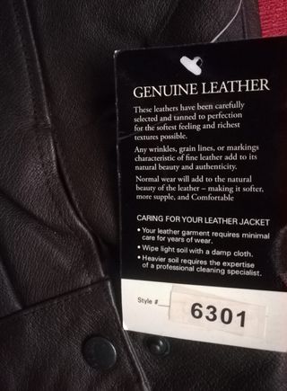 Cazadora, chaqueta de cuero