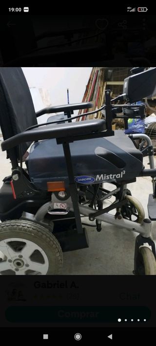 silla de ruedas eléctrica 