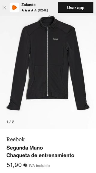 Sudadera Reebook Classic Negra L